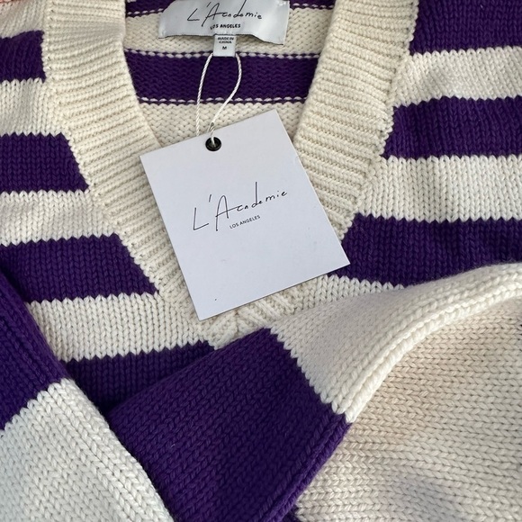 ✔️#94 BNWT L’Acadamie Raddix oversized sweater - Picture 6 of 8